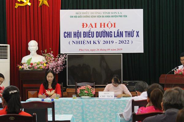 ĐẠI HỘI CHI HỘI ĐIỀU DƯỠNG LẦN THỨ X NHIỆM KỲ 2019 - 2022