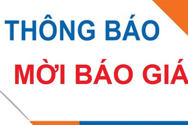 THÔNG BÁO MỜI CHÀO GIÁ
